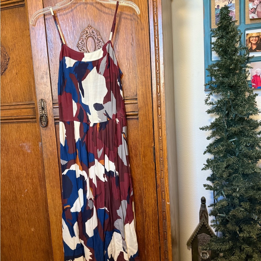 LOFT Colorful Patterned Dress